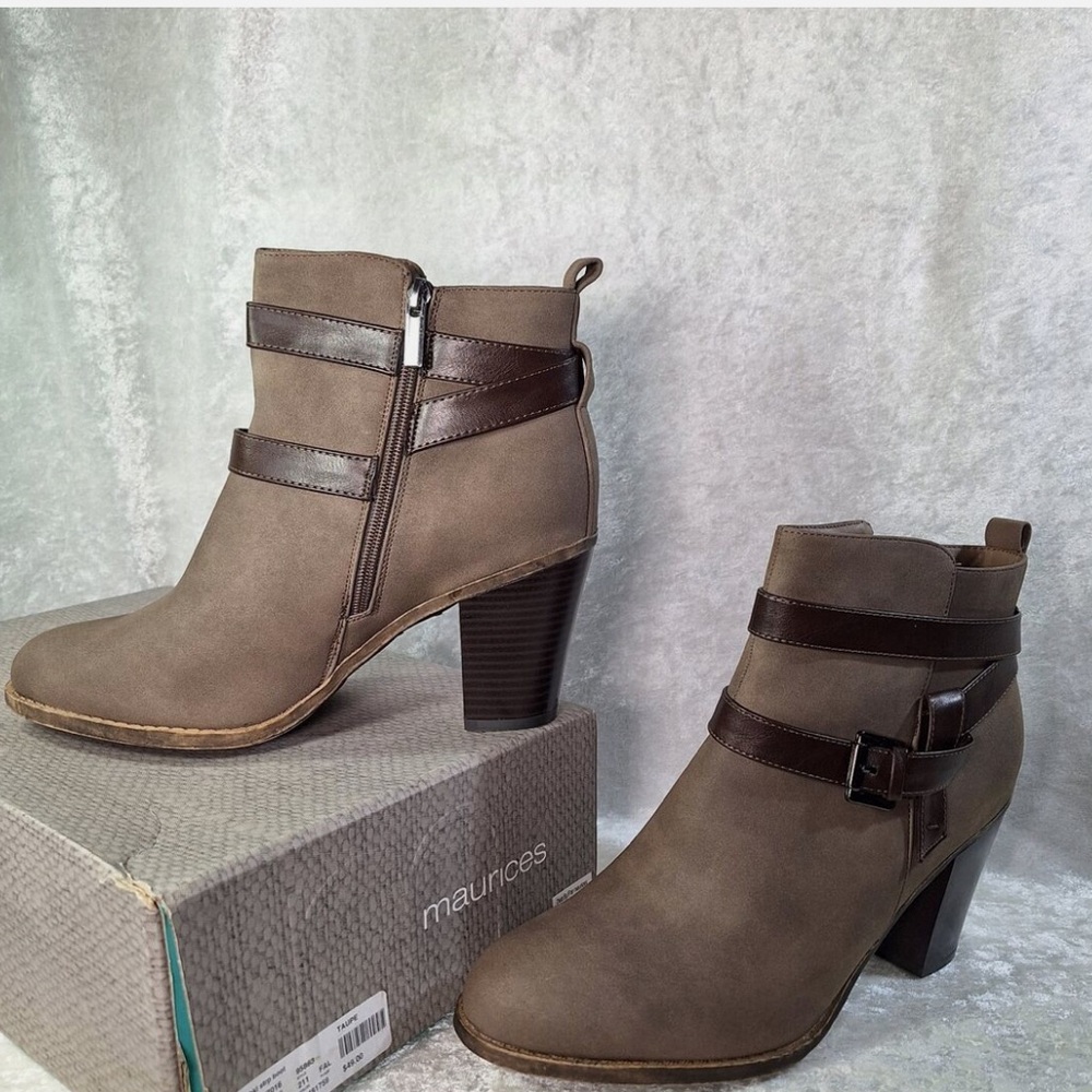 Maurices Brown Ankle Boots